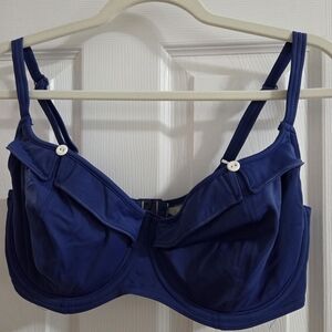 Freya Blue Full-Coverage Bikini Top